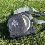 Grab & Go Disc Golf Bag - Fits 4-6 Discs - Small Disc Golf Bag Including Bag Pin - Sling Over Shoulder Style, Lightweight & Durable - Great for All Skill Levels