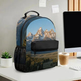 Grand Teton National Park 16.5 Inch Backpack Laptop Backpacks for Men Travel Hiking Daypack Casual Backpacks