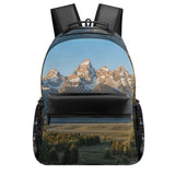 Grand Teton National Park 16.5 Inch Backpack Laptop Backpacks for Men Travel Hiking Daypack Casual Backpacks