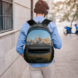 Grand Teton National Park 16.5 Inch Backpack Laptop Backpacks for Men Travel Hiking Daypack Casual Backpacks