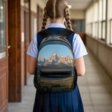 Grand Teton National Park 16.5 Inch Backpack Laptop Backpacks for Men Travel Hiking Daypack Casual Backpacks