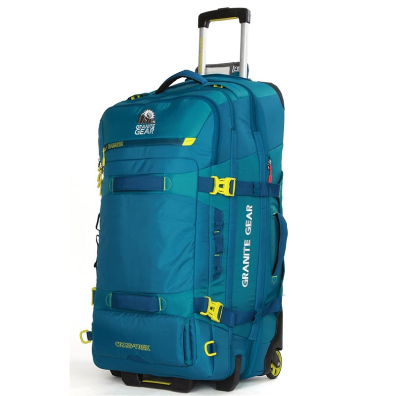 Granite Gear 131L Water - Resistant Wheeled Duffle Suitcase – Extra Large Check - in Softcase Luggage with Backpack Strap and Rolling Wheels for Travel