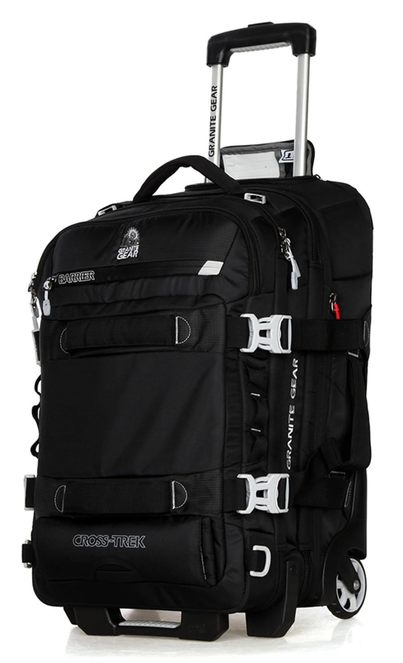 Granite Gear 53L Water - Resistant Wheeled Duffel Suitcase – Carry - On Softcase Luggage with Backpack Straps, Durable Travel Tote with Rolling Wheels