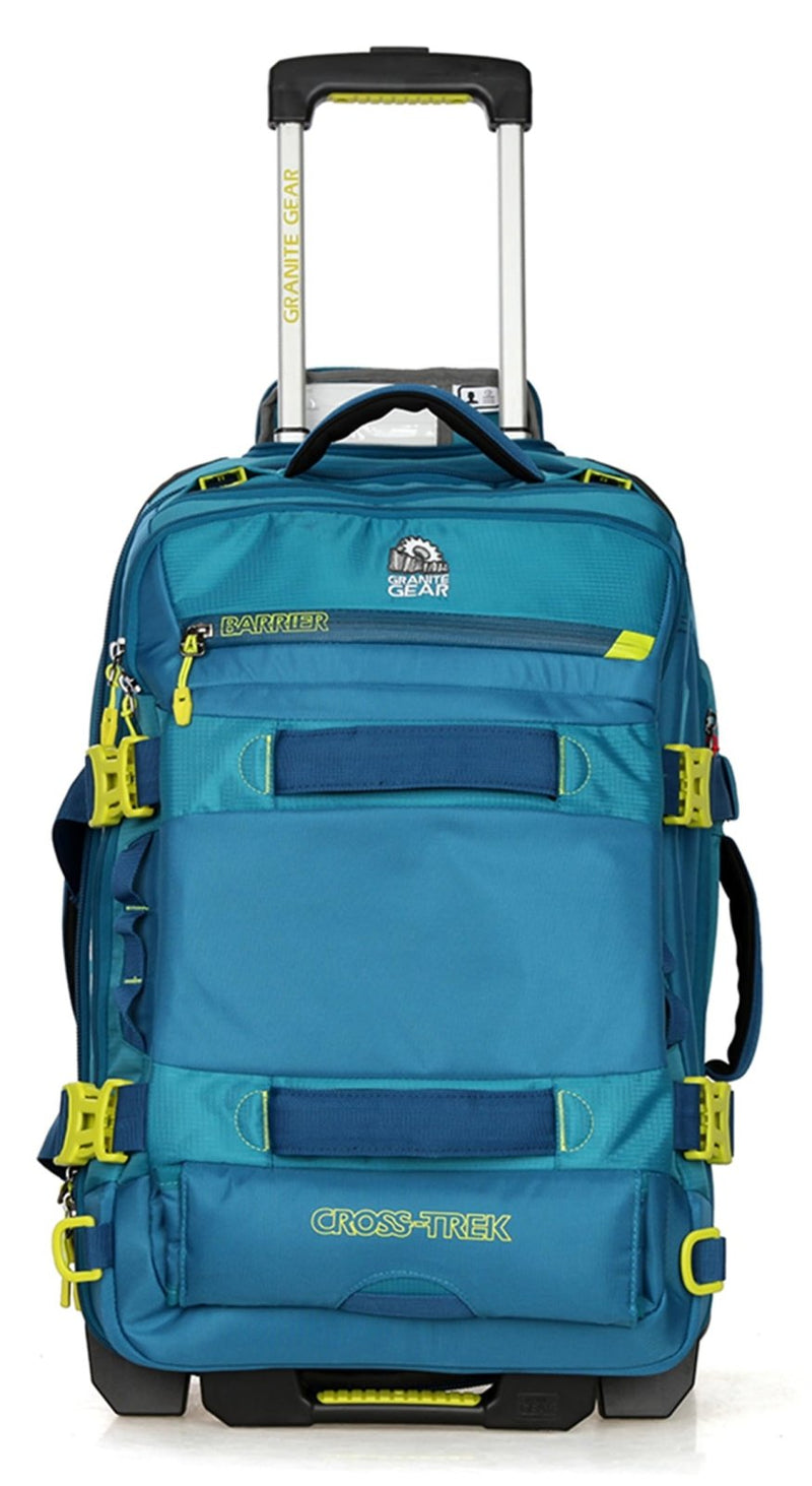 Granite Gear 53L Water - Resistant Wheeled Duffel Suitcase with Backpack Straps - Carry - On Luggage Tote Softcase