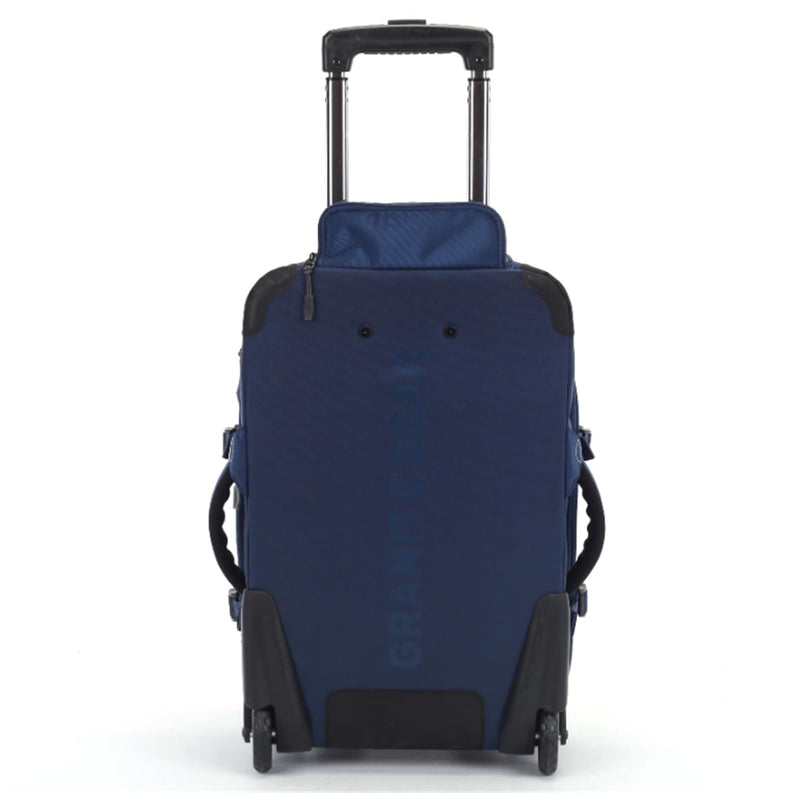 Granite Gear 55L Water - Resistant Wheeled Duffle Suitcase – Carry - On Softcase Luggage with Backpack & Waist Straps, Rolling Wheels, and Durable Travel Design