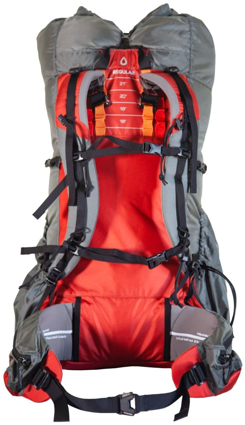 Granite Gear Virga3 55L - Flint/Bright Red Long Torso