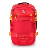 Granite Gear Water - Resistant Wheeled Duffle 2PCS Set with Separable 17″ Laptop Travel Backpack - with Wheels Suitcase Luggage Tote Carry - On Softcase in Red