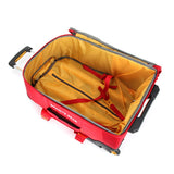 Granite Gear Water - Resistant Wheeled Duffle 2PCS Set with Separable 17″ Laptop Travel Backpack - with Wheels Suitcase Luggage Tote Carry - On Softcase in Red
