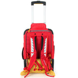 Granite Gear Water - Resistant Wheeled Duffle 2PCS Set with Separable 17″ Laptop Travel Backpack - with Wheels Suitcase Luggage Tote Carry - On Softcase in Red