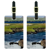 Graphics & More the Atlantic Coast Shore of Ireland Luggage Tags Suitcase Carry-on Id, White