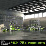 Greenworks 40V (165 MPH / 660 CFM / 75+ Compatible Tools) Cordless Brushless Backpack Leaf Blower, 8.0Ah Battery and Charger Included, Green