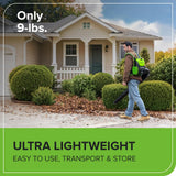 Greenworks 40V (660 CFM / 165 MPH) Brushless Backpack Leaf Blower, Commercial - Grade Power for Yards, Driveways, Patios, Includes 5.0Ah Battery & 5A Rapid Charger