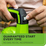 Greenworks 40V Leaf Blower/Sweeper, 150 MPH / 135 CFM, Lightweight, Quiet, with 2.0 Ah Battery and Charger, Perfect for Residential Lawn Care, Leaf Blowing Debris, Dust, Light Snow, and More