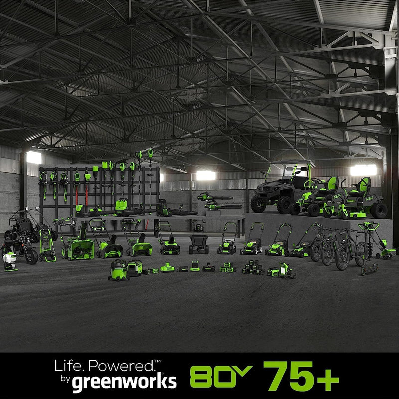Greenworks 80V 800 CFM Cordless Backpack Blower with Leaf Tarp - 4.0Ah Battery & Rapid Charger, Cruise Control, Turbo Button, 4 - Year Warranty