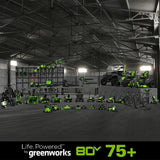 Greenworks 80V 800 CFM Cordless Backpack Blower with Leaf Tarp - 4.0Ah Battery & Rapid Charger, Cruise Control, Turbo Button, 4 - Year Warranty