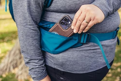 Gregory Amber 44L Women's Dayhiking/Backpacking Pack, with Breathable Backpanel and Comfort 3d Waistbelt, Plus Size, Coral Blue