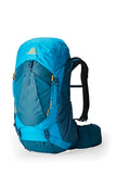 Gregory Amber 44L Women's Dayhiking/Backpacking Pack, with Breathable Backpanel and Comfort 3d Waistbelt, Plus Size, Coral Blue