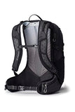 Gregory Miko 25L Unisex Day Hiking Backpack, Ventilated Backpanel, Built-In Hydration Attachment for Water Bladder (Reservoir Not Included), One Size Fits All, Optic Black