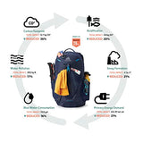 Gregory Miko 25L Unisex Day Hiking Backpack, Ventilated Backpanel, Built-In Hydration Attachment for Water Bladder (Reservoir Not Included), One Size Fits All, Optic Black