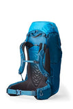 Gregory Stout 55L Unisex Backpacking Pack, Breathable Backpanel, Internal Hydration Sleeve for Water Reservoir (Bladder Not Included), One Size Fits All, Compass Blue