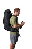 Gregory Stout 55L Unisex Backpacking Pack, Breathable Backpanel, Internal Hydration Sleeve for Water Reservoir (Bladder Not Included), One Size Fits All, Compass Blue