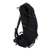 Gregory Stout 55L Unisex Backpacking Pack, Breathable Backpanel, Internal Hydration Sleeve for Water Reservoir (Bladder Not Included), One Size Fits All, Forest Black