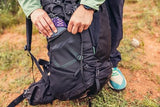 Gregory Stout 70L Unisex Backpacking Pack, Breathable Backpanel, Internal Hydration Sleeve for Water Reservoir (Bladder Not Included), One Size Fits All, Forest Black