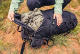 Gregory Stout 70L Unisex Backpacking Pack, Breathable Backpanel, Internal Hydration Sleeve for Water Reservoir (Bladder Not Included), One Size Fits All, Forest Black