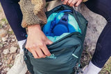 Gregory Swift 16L H2O Women's Day Hiking Backpack, Breathable Foam Backpanel, 2L Water Reservoir Included, One Size Fits All, Emerald Frost