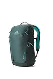 Gregory Swift 16L H2O Women's Day Hiking Backpack, Breathable Foam Backpanel, 2L Water Reservoir Included, One Size Fits All, Emerald Frost