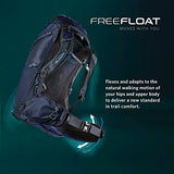 Gregory Zulu 55L Unisex Hiking/Backpacking Pack, Freefloat Hipbelt, Internal Hydration Sleeve For Water Bladder, (Reservoir Not Included), Medium/Large, Forage Green
