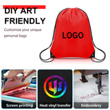 Grneric 10Pcs Drawstring Backpack Bulk Cinch Bag, Drawstring Bags Polyester for Gym Sports Beach Party Trip (Red)