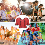 Grneric 10Pcs Drawstring Backpack Bulk Cinch Bag, Drawstring Bags Polyester for Gym Sports Beach Party Trip (Red)