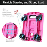 GtIiFmTe Foldable Hand Truck, Lightweight Luggage Cart for Airport Car Seat