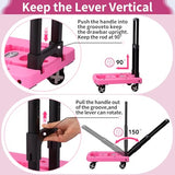 GtIiFmTe Foldable Hand Truck, Lightweight Luggage Cart for Airport Car Seat