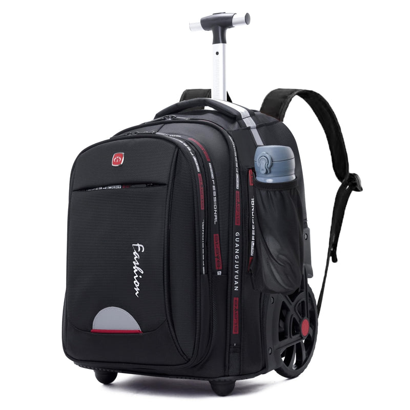 GUANGJUYUAN Rolling Backpack for Adults, 22 Inch Backpack with Wheels for Business, College Student and Travel Commuter, Waterproof | Backpacks4Less