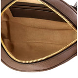Gucci, Pre-Loved Ophidia Round Backpack GG Coated Canvas Mini, Brown