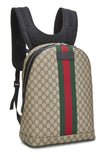 Gucci, Pre - Loved Original GG Supreme Canvas Web Backpack Medium, Black