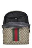 Gucci, Pre - Loved Original GG Supreme Canvas Web Backpack Medium, Black