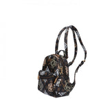 Guess Bags House Party Backpack, Brown Logo Multi, Taglia unica