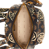 Guess Bags House Party Backpack, Brown Logo Multi, Taglia unica