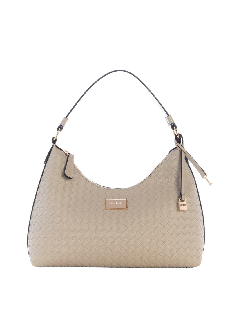 GUESS Elysia Woven Shoulder Bag