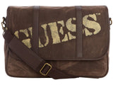 GUESS Men's Messenger, Brown, Medium
