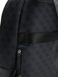 GUESS Milano Quattro G Backpack with Two - Compartment Construction and Silver - Tone Hardware