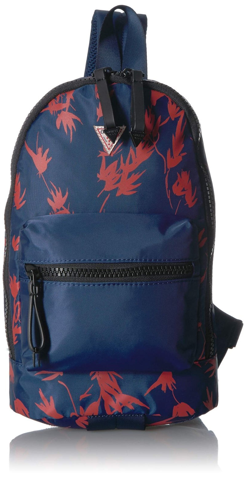 GUESS Originals Red Mini Backpack, Navy Multi