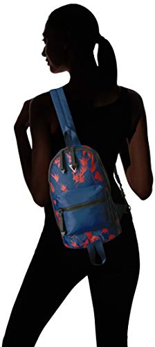 GUESS Originals Red Mini Backpack, Navy Multi