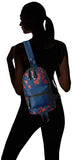 GUESS Originals Red Mini Backpack, Navy Multi