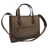 Guess SB866522 Sylvana Women's Handbag, LATTE LOGO/BROWN