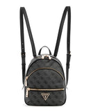 GUESS Womens Manhattan Backpack, Coal Logo