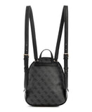 GUESS Womens Manhattan Backpack, Coal Logo